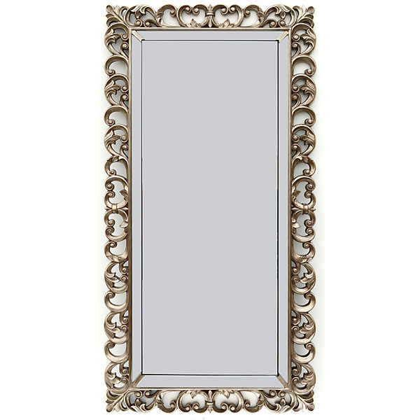 11115145 Inlaid Mirror, Silver