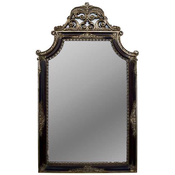 11115170 Classic Drape Mirror, Silver