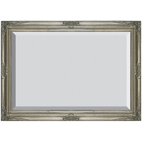 10041607 Mini Grand Victorian Mirror, Silver - 30 X 42sil