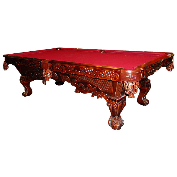 10505563 Victorn Oak Bur Cloth Pool Table - 8 Ft., Multi Color