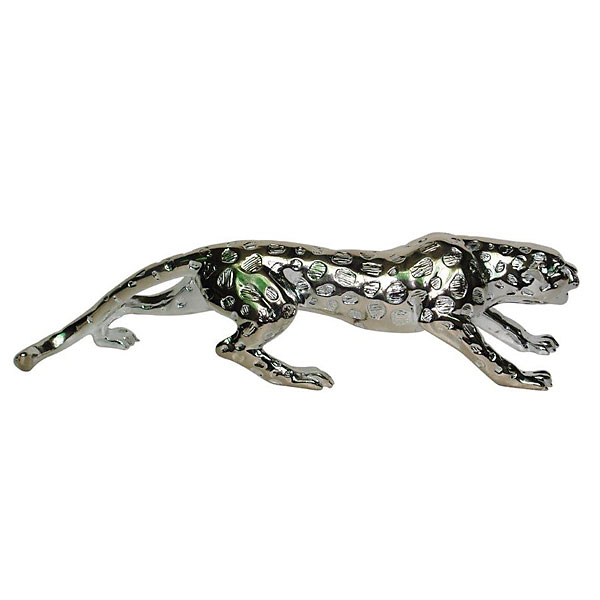 11254680 Silver Leopard - Large, Silver