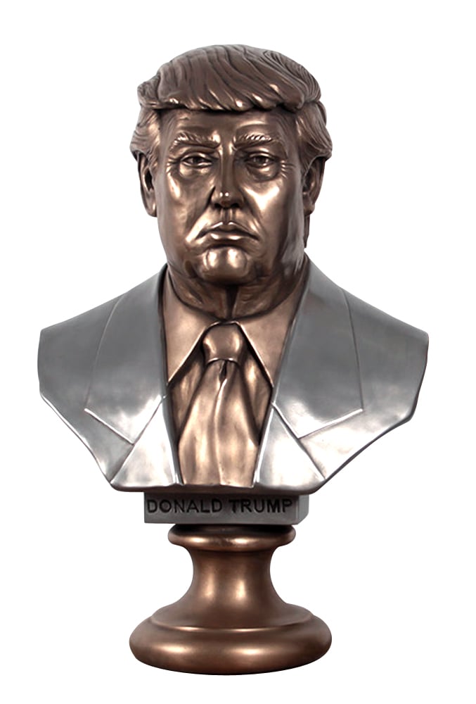 12006305 Donald Trump Bust, Bronze - 28.75 X 18.5 X 11.5 In.