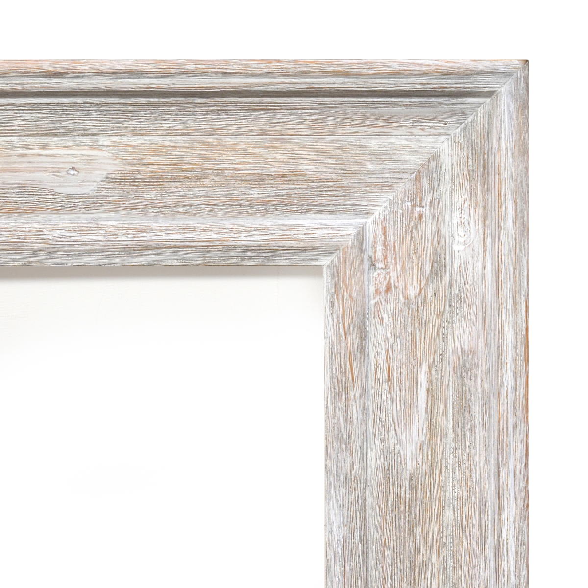 12008365 12 X 24 In. Misty Woods Frame - Distressed White Wash