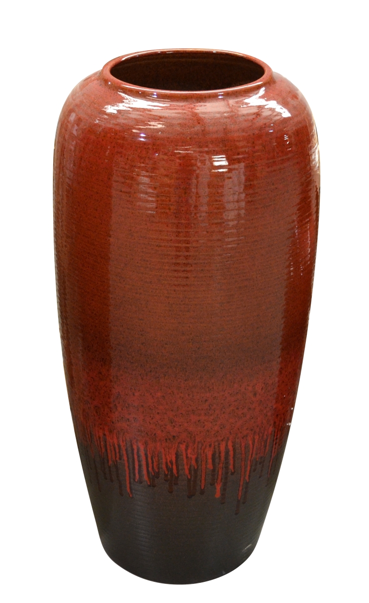 12005609 Adobe Medium Ceramic Vase - Red