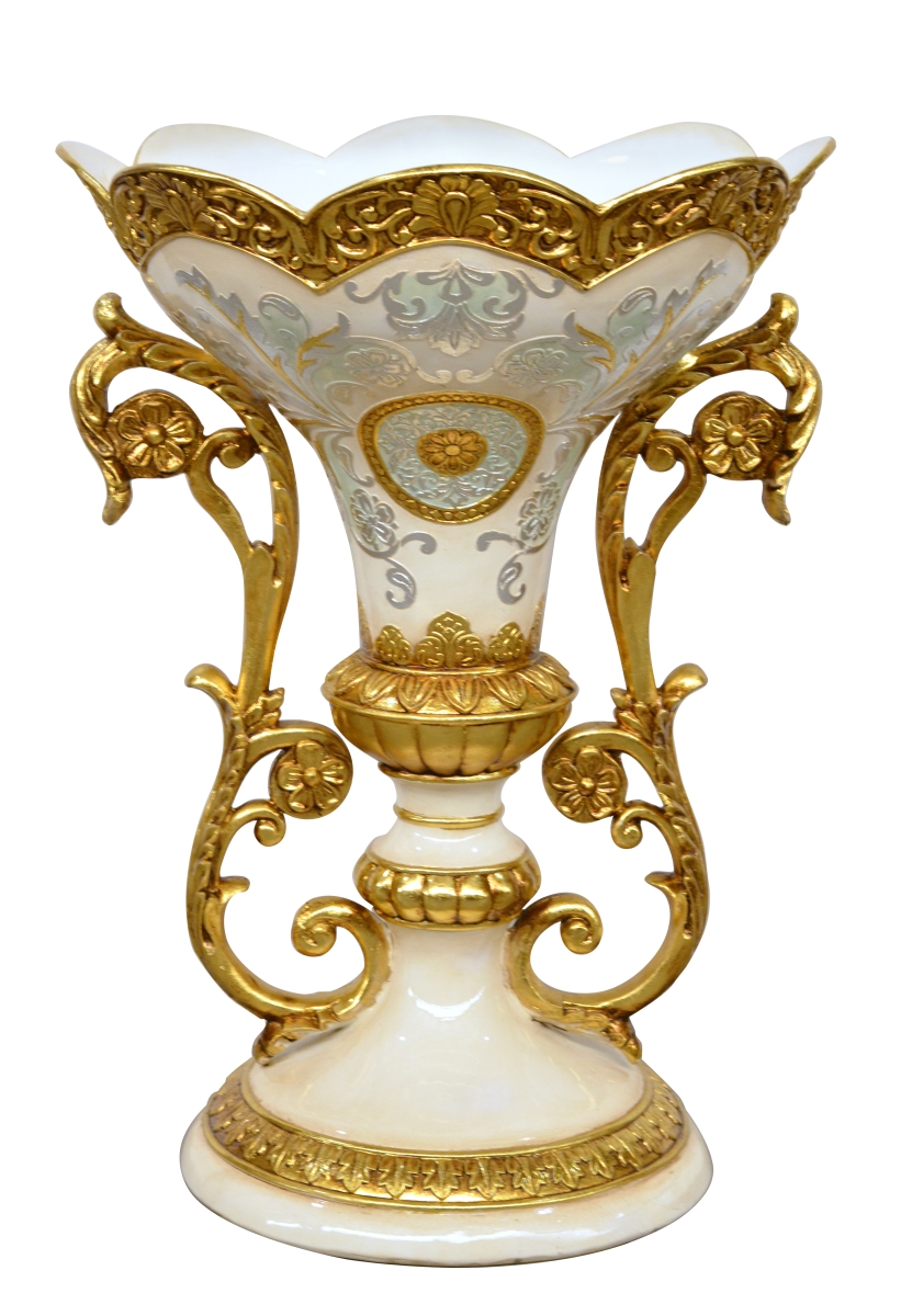12006765 18 In. Dia. X 25 In. Celine Pedestal Ceramic Bowl - Multi Color