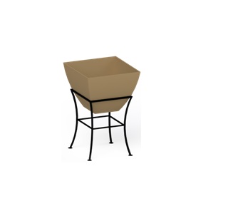 UPC 627606000090 product image for RTS Companies US 5605-00300A-54-81 20 in. Square Planter with Stand - Oak | upcitemdb.com