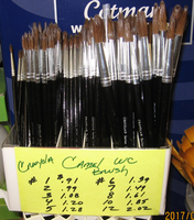 UPC 071662003784 product image for Crayola 1121-7 Camel Hair Round Brushes, Size 7 | upcitemdb.com