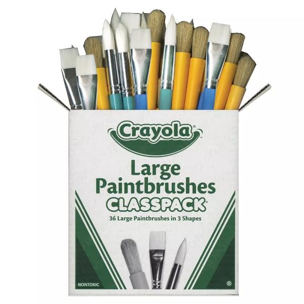 UPC 727897747206 product image for Crayola 05-0036 Paintbrush Variety Classpack, Assorted Color - Large - 36 Co | upcitemdb.com