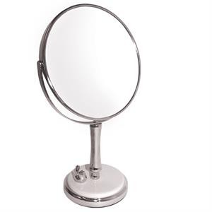 7x With Silver Dove Chrome Stand Mirror