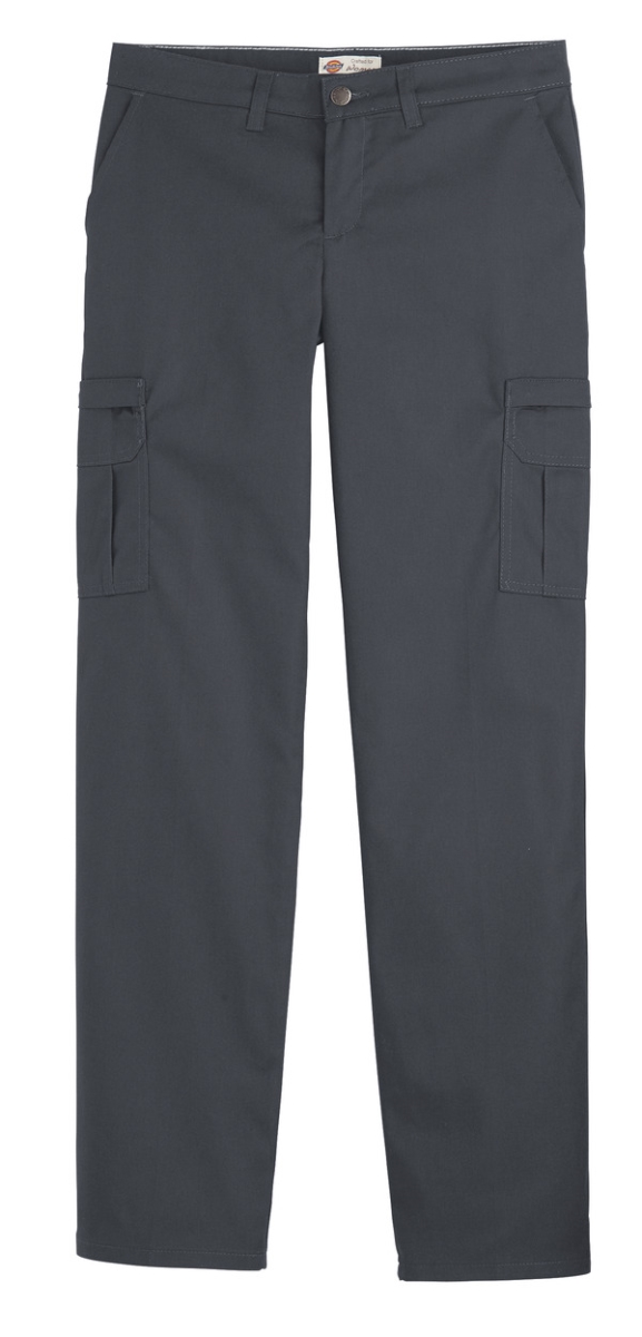 FP72DC-12-26 Womens Premium Cargo Pant, Dark Charcoal - Size 12 - 26 in. Inseam