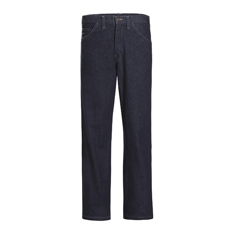 4881DN-33-36 14 oz FR Amtex Cotton Five-Pocket Jeans Pant, Dark Navy - 33 in. Waist - 36 in. Inseam