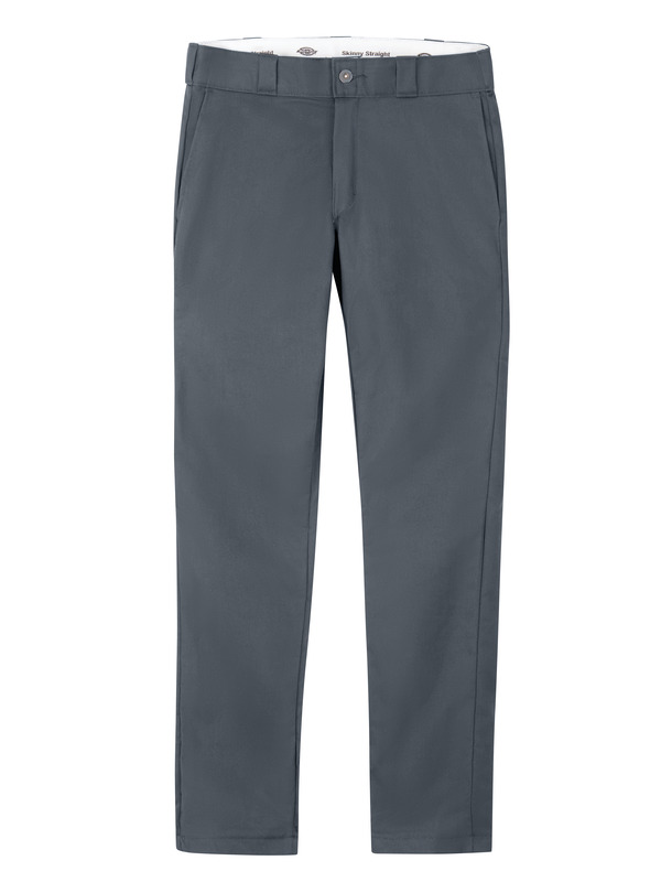 P801CH-33-32 Mens Industrial Flex Skinny Straight Fit Work Pant, Charcoal - 33 in. Waist - 32 in. Inseam