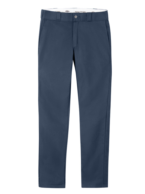 P801DN-34-34 Mens Industrial Flex Skinny Straight Fit Work Pant, Dark Navy - 34 in. Waist - 34 in. Inseam