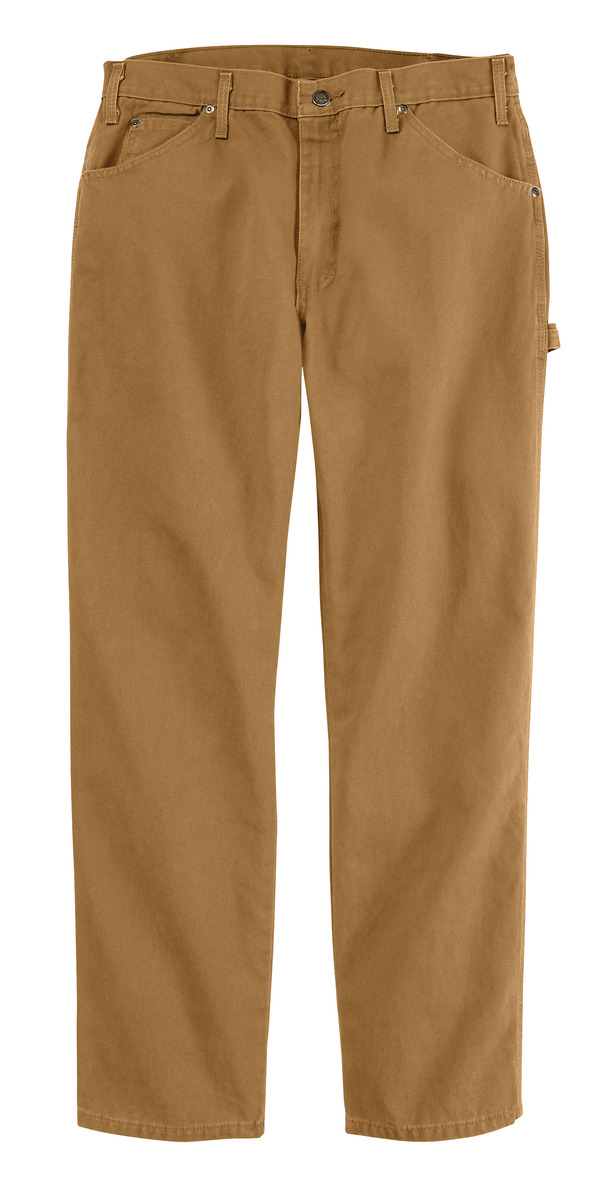 1933BD-30-30 Mens Carpenter Jean Pant, Rinsed Brown Duck - 30 in. Waist - 30 in. Inseam
