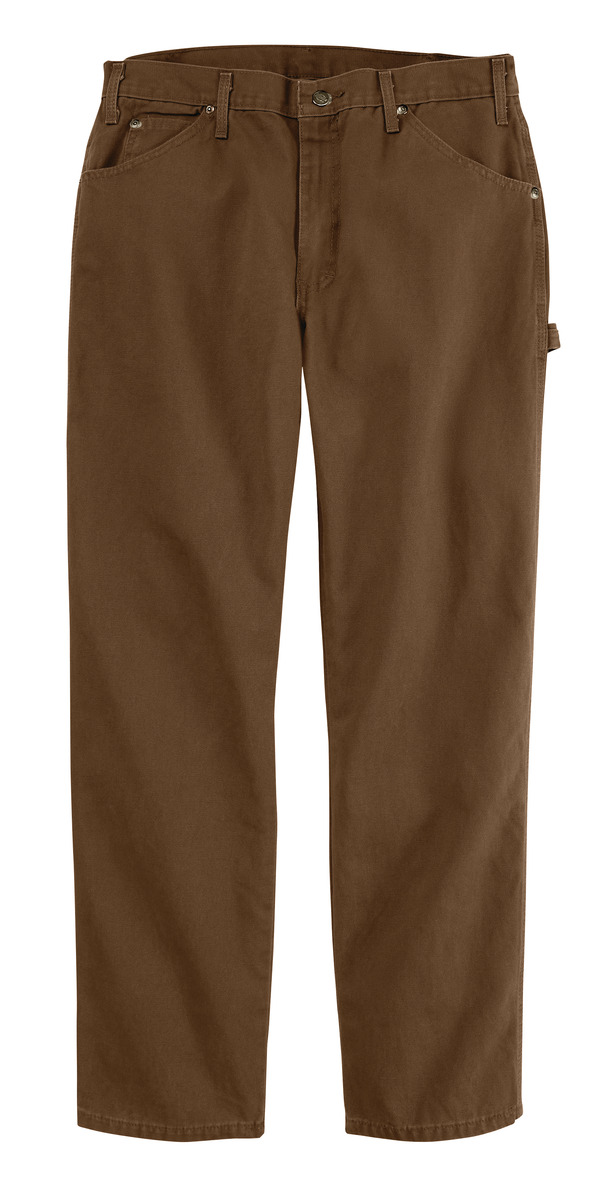 1933TB-36-34 Mens Duck Carpenter Jean Pant, Rinsed Timber - 36 in. Waist - 34 in. Inseam