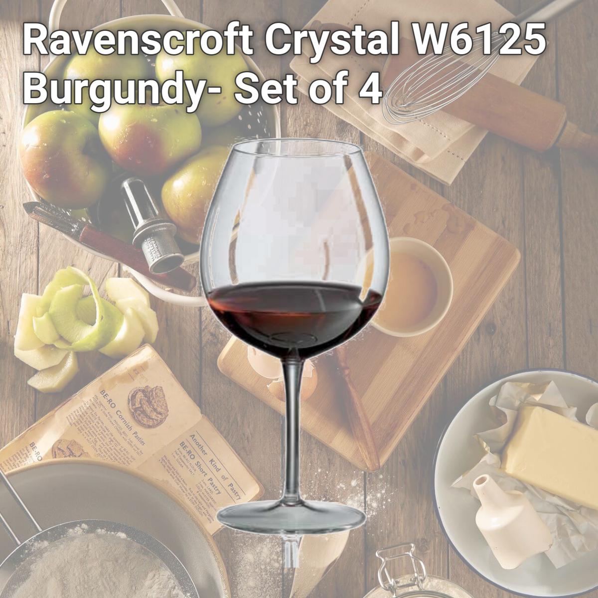 Picture of Ravenscroft Crystal W6125 Burgundy- Set of 4
