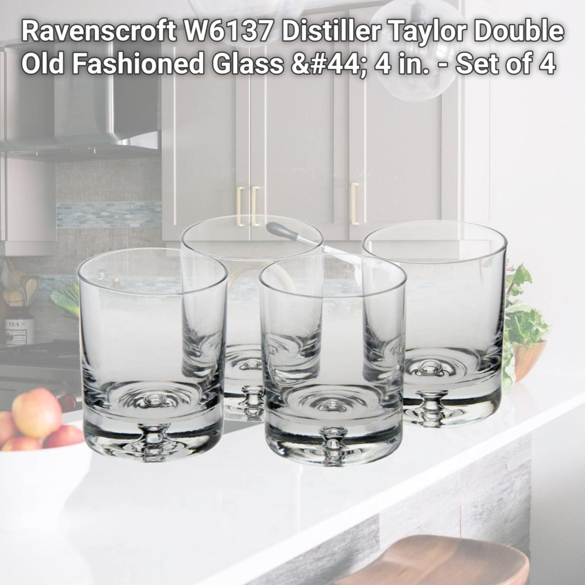 Picture of Ravenscroft W6137 Distiller Taylor Double Old Fashioned Glass , 4 in. - Set of 4