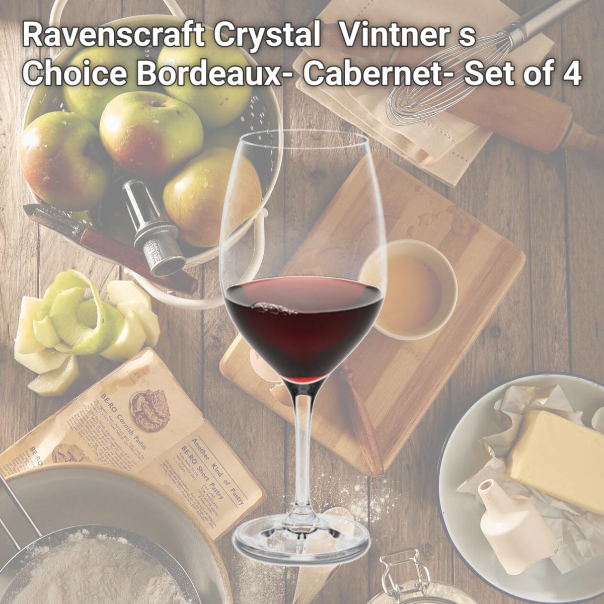 Picture of Ravenscraft Crystal VC-79 Vintner s Choice Bordeaux- Cabernet- Set of 4