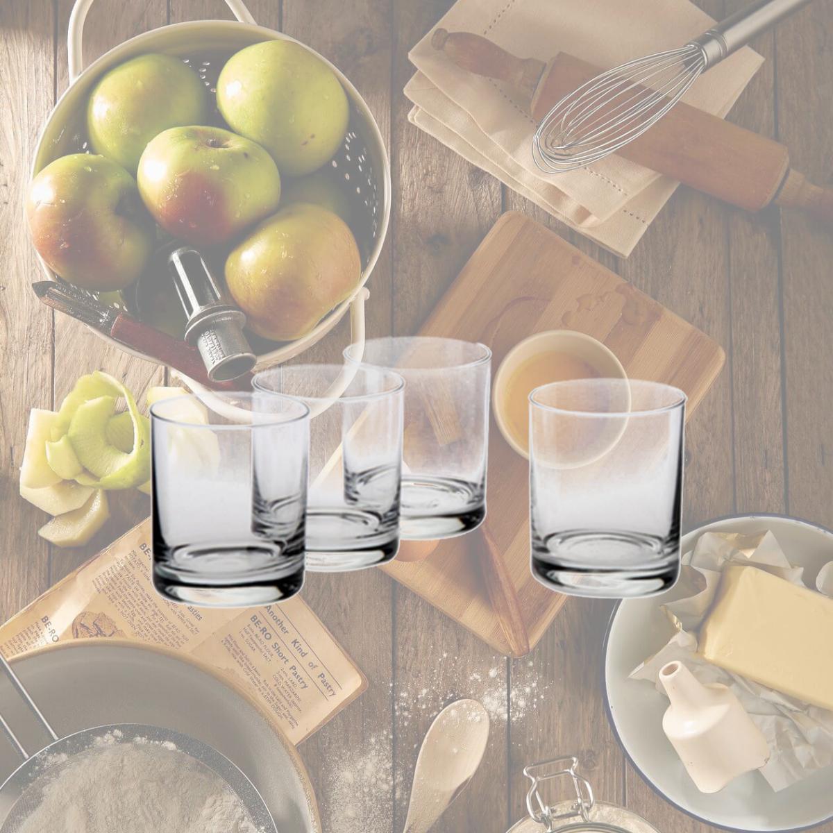 Picture of Ravenscraft Crystal W6820 Crystal Classic Double Old Fashioned- Set of 4