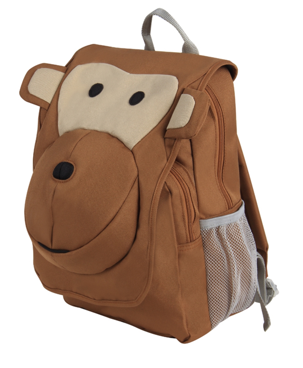 Rsi-3978 Deluxe Monkey Backpack - Brown - 14 X 9 X 6 In.