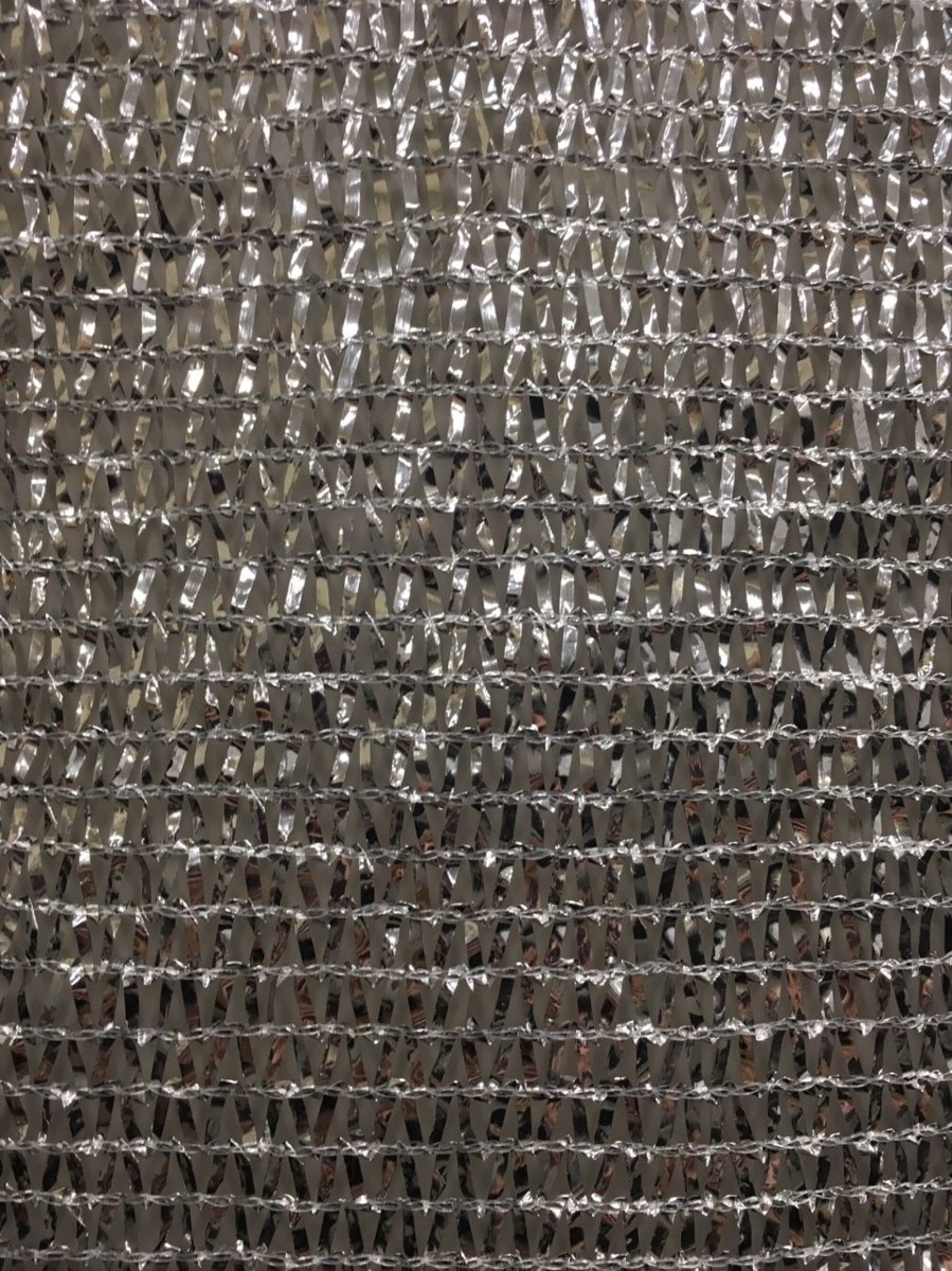 K-sca1220 12 X 20 Ft. 50 Percentage Silver Knitted Aluminum Reflective Shade Cloth