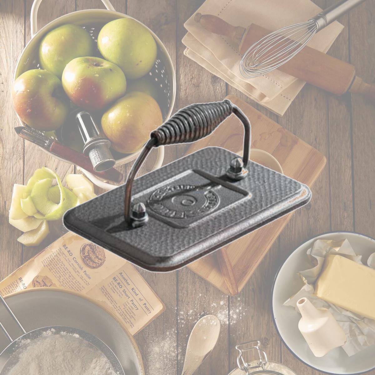 Picture of Lodge 67068400 Logic Cast-Iron Rectangular Grill Press