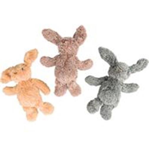 13 In. Cuddle Bunnies Dog Toy, Assorted Color