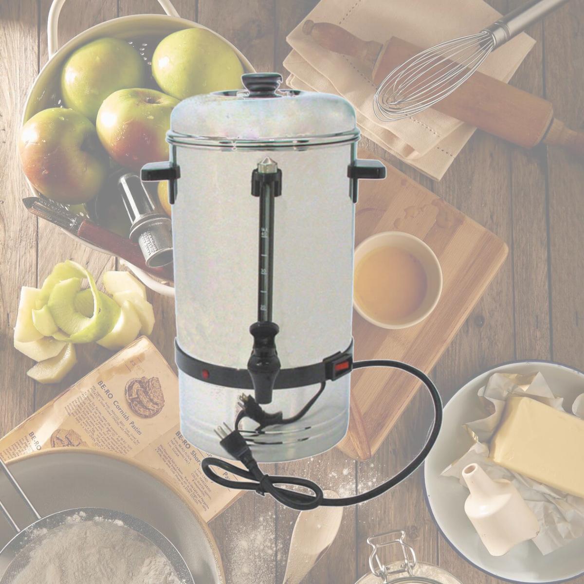 Picture of Classic Concepts SSU36 Stainless Steel Urn 36 Cup Permanent Filter Basket