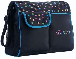 Mdt-01 Midnight Large Embroidered Dance Tote Bag