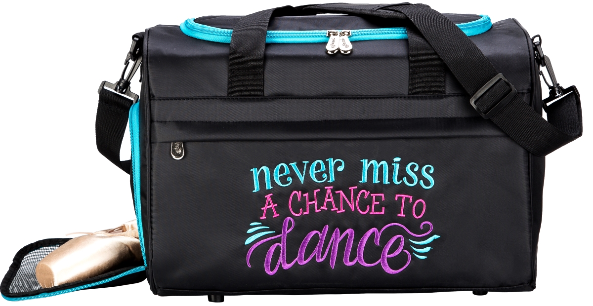 Nmc-02 16 In. Never Miss A Chance To Dance Duffel