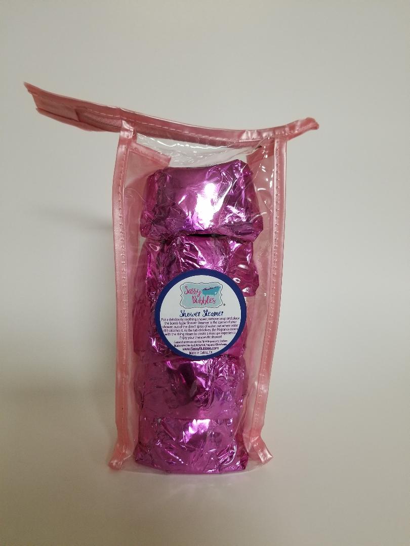 Raspberry Boom Shower Steamer