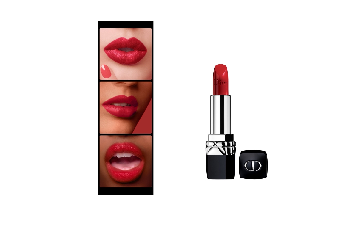 208233 Rouge Dior Couture Colour Comfort & Wear Lipstick - 743 Rouge Zinnia