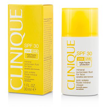 203973 Mineral Sunscreen Fluid For Face Spf 30 - Sensitive Skin Formula