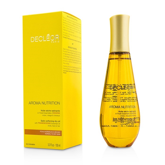 183819 Aroma Nutrition Satin Softening Dry Oil For Body Face & Hair For Normal To Dry Skin
