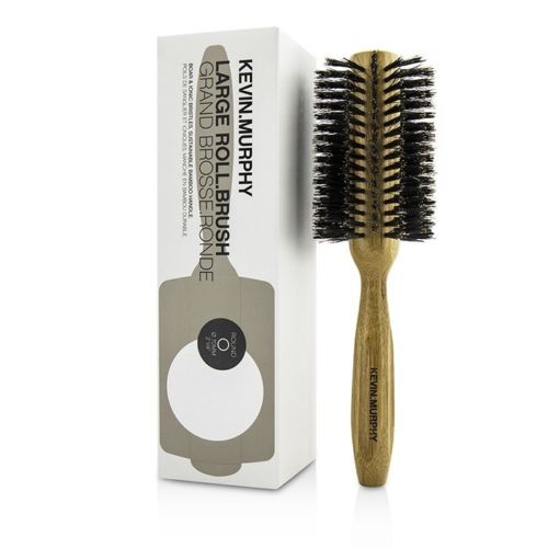 Kevin.murphy 196677 Large Roll.brush Round 70mm Withboar & Ionic Bristles, Sustainable Bamboo Handle