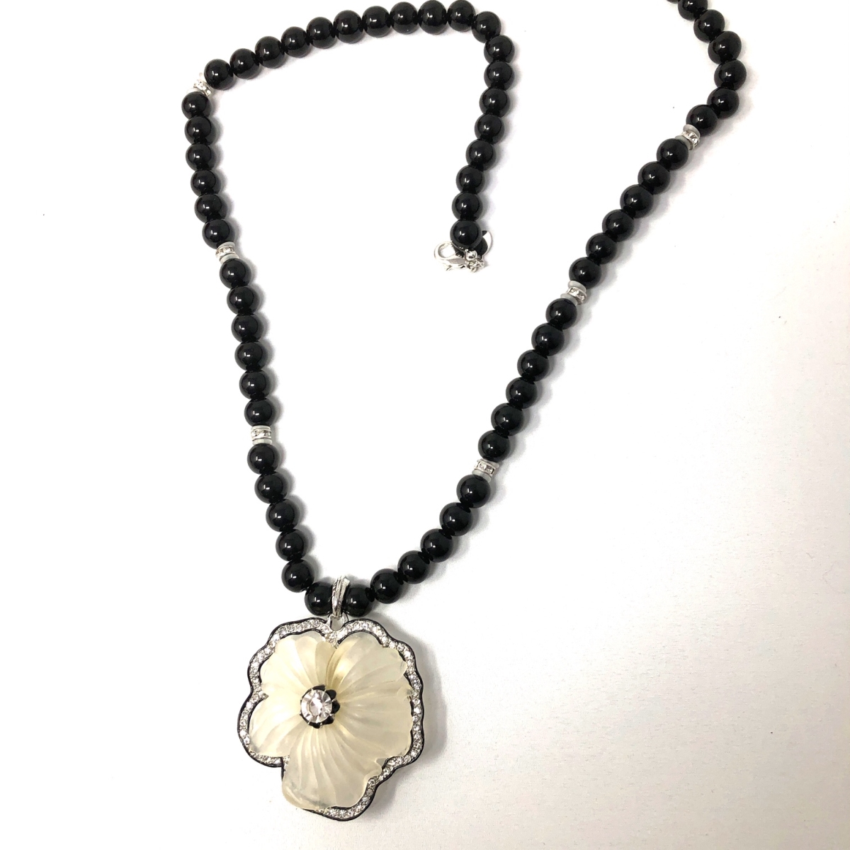 Q3575ok-lalique Lalique Medalian Necklace - Lalique