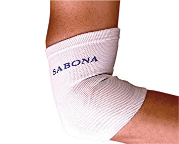 71370 Thread Elbow Support - White & Blue, Large & Extra Large
