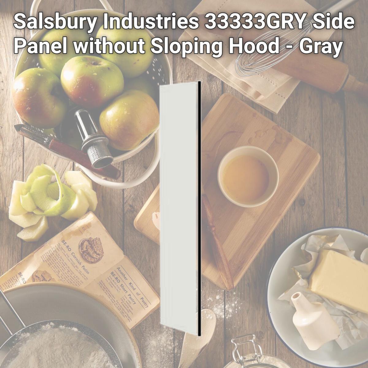 Picture of Salsbury Industries 33333GRY Side Panel without Sloping Hood - Gray