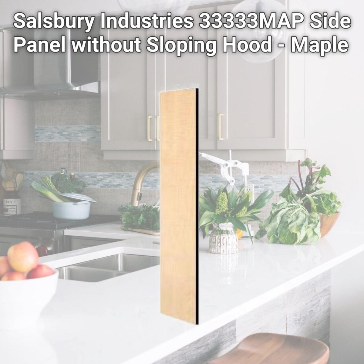 Picture of Salsbury Industries 33333MAP Side Panel without Sloping Hood - Maple