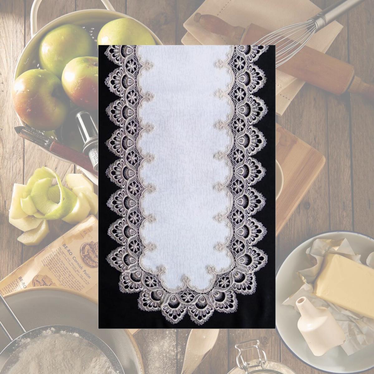 Picture of Sinobrite H8139-F2 Gold Lace Round Doily- 24 in.