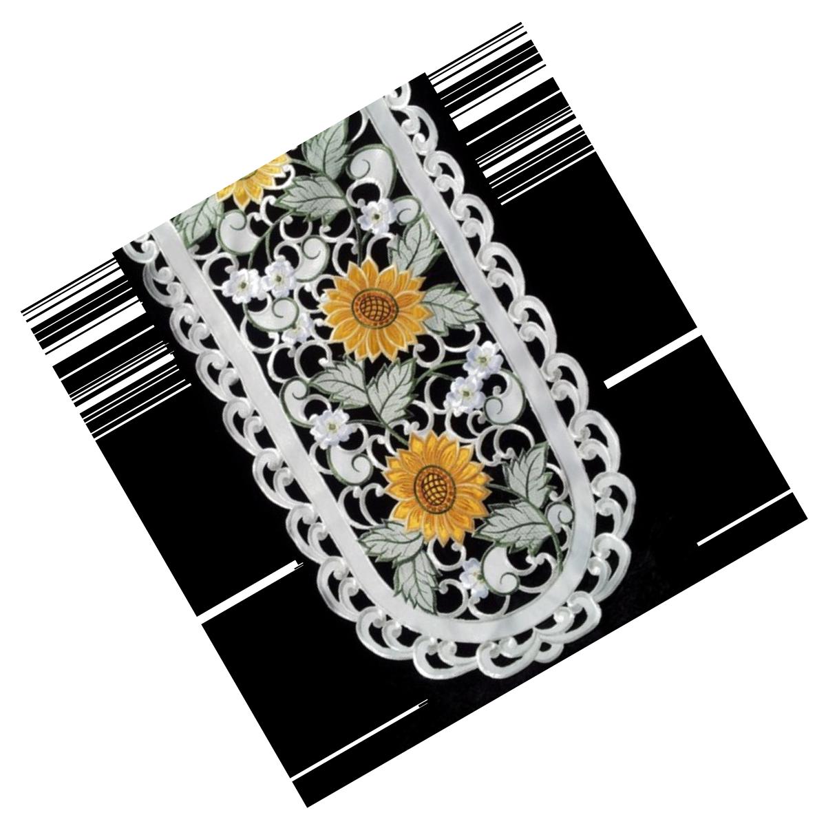 Picture of Sinobrite H8710-E Sunflower Round Doily- 24 in.