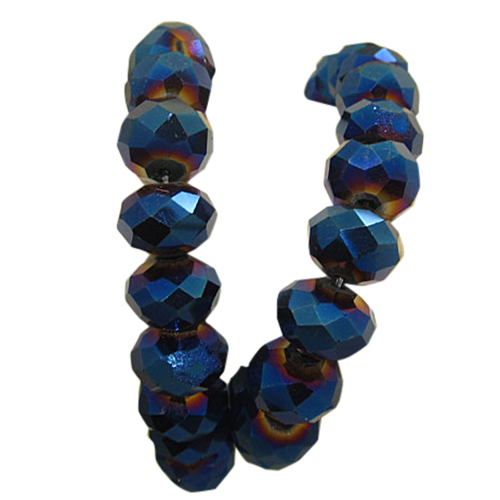 016b Midnight Blue Ab Stretch Wholesale Bracelets