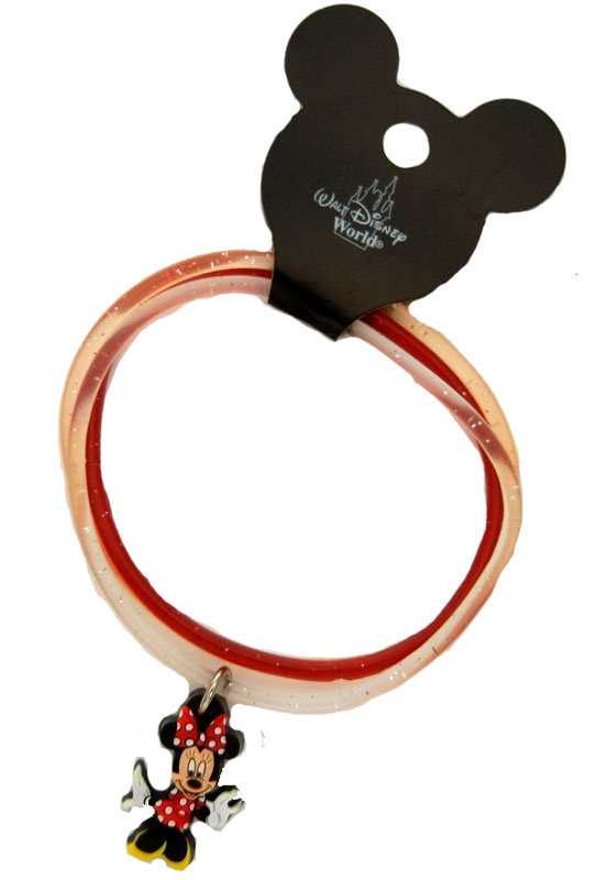 11180358 Authentic Disney Bracelet With Minnie Mouse Pendant, 3 Piece