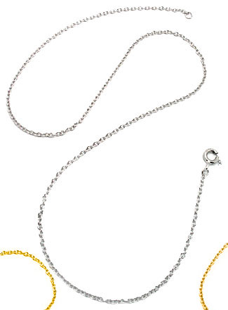 Anc018y Sterling Silver Neck Chains - Yellow