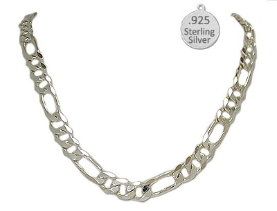 B69m18 8 Mm Sterling Silver Neck Chain
