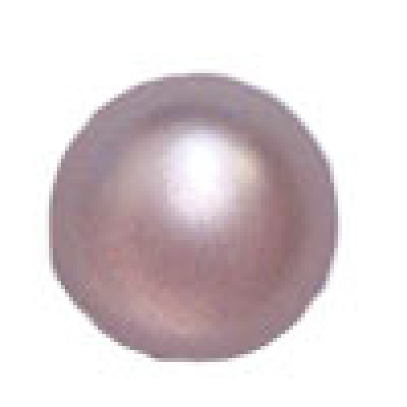 T2030 22 Mm Cabochon Lavender Pearl Flat Back Dome Stone, Pack Of 50