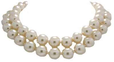 12 Mm X 16-18 In. 2 Row Adjustable Pearl Necklace, Cream