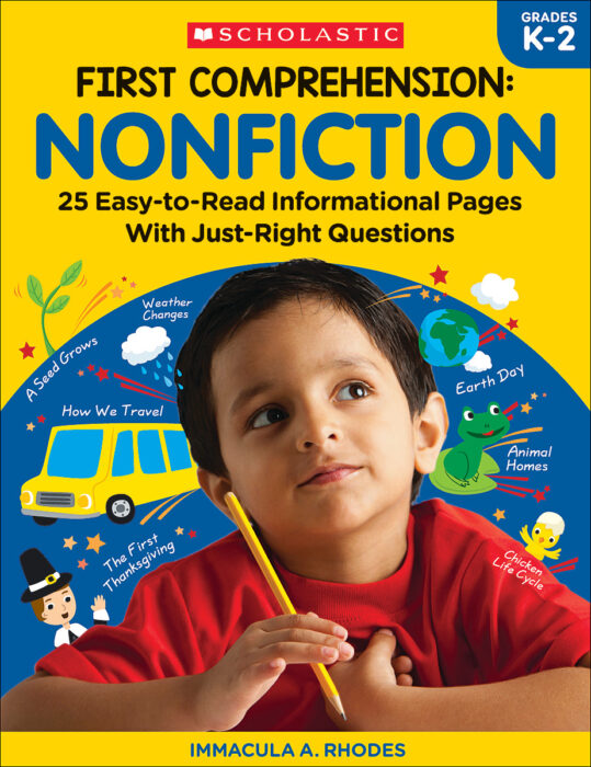 Scholastic 978-1-338-31432-8 Nonfiction First Comprehension Activity Book