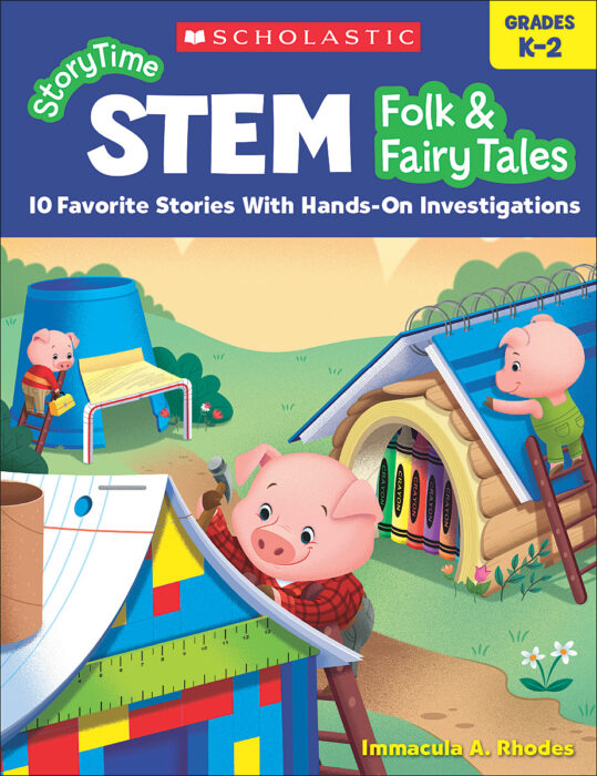 Scholastic 978-1-338-31697-1 Story Time Stem-Folk & Fairy Tales Activity Book