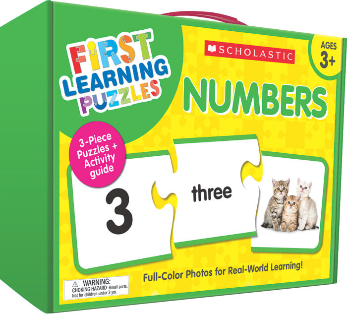 Scholastic 978-1-338-63051-0 Numbers First Learning Puzzles